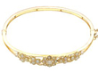 Victorian yellow Gold Bangle with Pearls