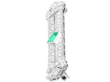 Emerald and Diamond Bar Brooch