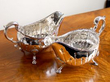 antique silver sauce boats