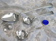 silver cutlery and mirror