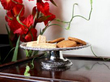 Britannia Silver Tazza with biscuits on