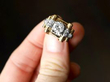 gold French Diamond Ring