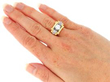French Diamond Ring wearing
