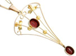 Garnet and Pearl Pendant underside