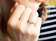 wearing diamond ring