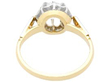 gold diamond solitaire ring