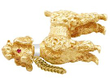 Vintage Poodle Brooch