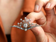 white gold diamond brooch