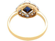 Sapphire & Diamond Dress Ring back