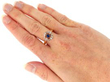 Sapphire & Diamond Dress Ring wearing
