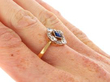 Sapphire & Diamond Dress Ring on hand