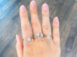 wearing diamond rings