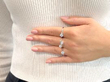 diamond rings on hand