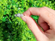 1920s Platinum Diamond Ring outside