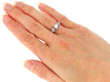1920s Platinum Diamond Ring wearing