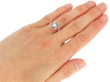 Antique diamond Twist Ring wearing