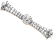 yellow gold Diamond Bar Brooch