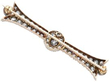 Diamond Bar Brooch reverse