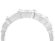 18ct White Gold Half Eternity Ring