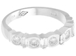 diamond 18ct White Gold Half Eternity Ring