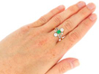 Antique Twist Ring wearing