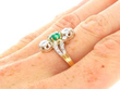 Antique Twist Ring being worn