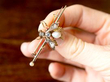 hornet brooch with gemstones