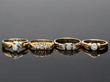 gold diamond rings