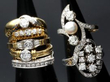 stacked diamond rings