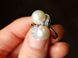 Pearl & Diamond Cocktail Ring