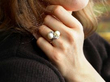 Pearl & Diamond Cocktail Ring