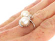 Pearl & Diamond Cocktail Ring
