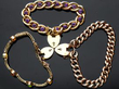 heart padlock bracelets