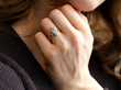 wearing Multi Diamond Ring