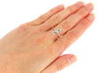 Multi Diamond Ring being worn