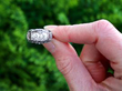 diamond ring outside