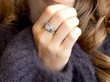 wearing diamond ring