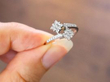 Diamond Twist Ring in White Gold
