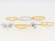 a selection of diamond rings