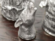 Sterling Silver Fox Head Cup