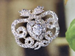 diamond snake brooch