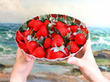 antique Sterling Silver Strawberry Dish