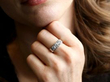 wearing 1930s Diamond Ring