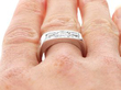 Diamond Ring on finger