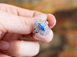 antique sapphire and diamond ring