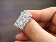 Rectangular Diamond Ring in platinum