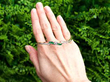 emerald and diamond bangle outside