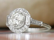 diamond halo ring