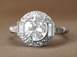 diamond platinum ring