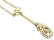Antique yellow Gold and Seed Pearl Necklace